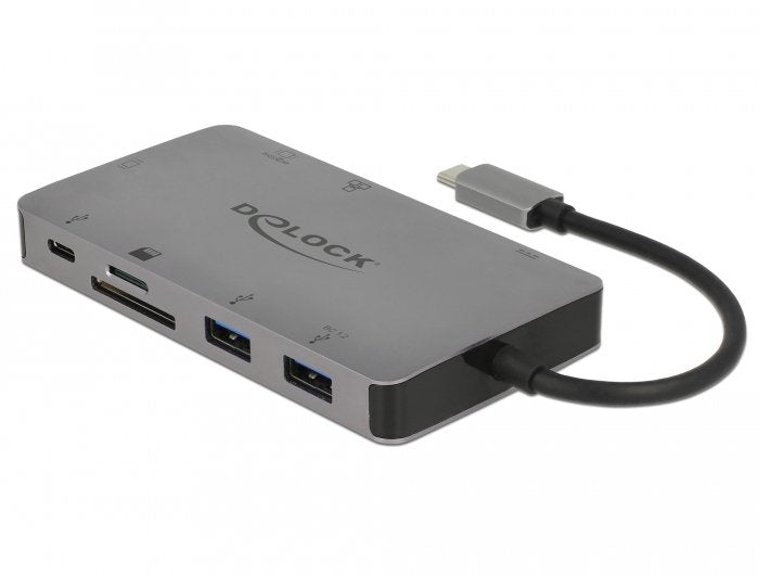 Delock Dockingsstation Usb Type-C 4k - Hdmi / Vga / Usb 3.1 / Sd / Lan / Pd 3.0