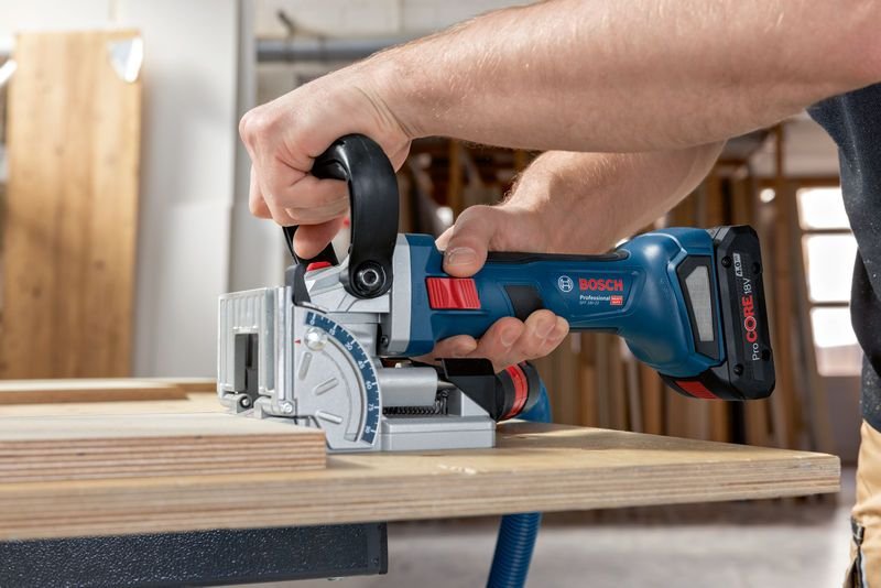 EAN 4053423243550 - Bosch GFF 18V-22 Professional Amoladora angular 11000 RPM Negro, Azul imagen 5