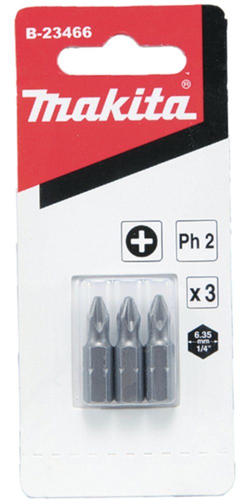 Juego De Puntas Makita Pz B-24527, 3 Piezas, Juego De Puntas 25 Mm