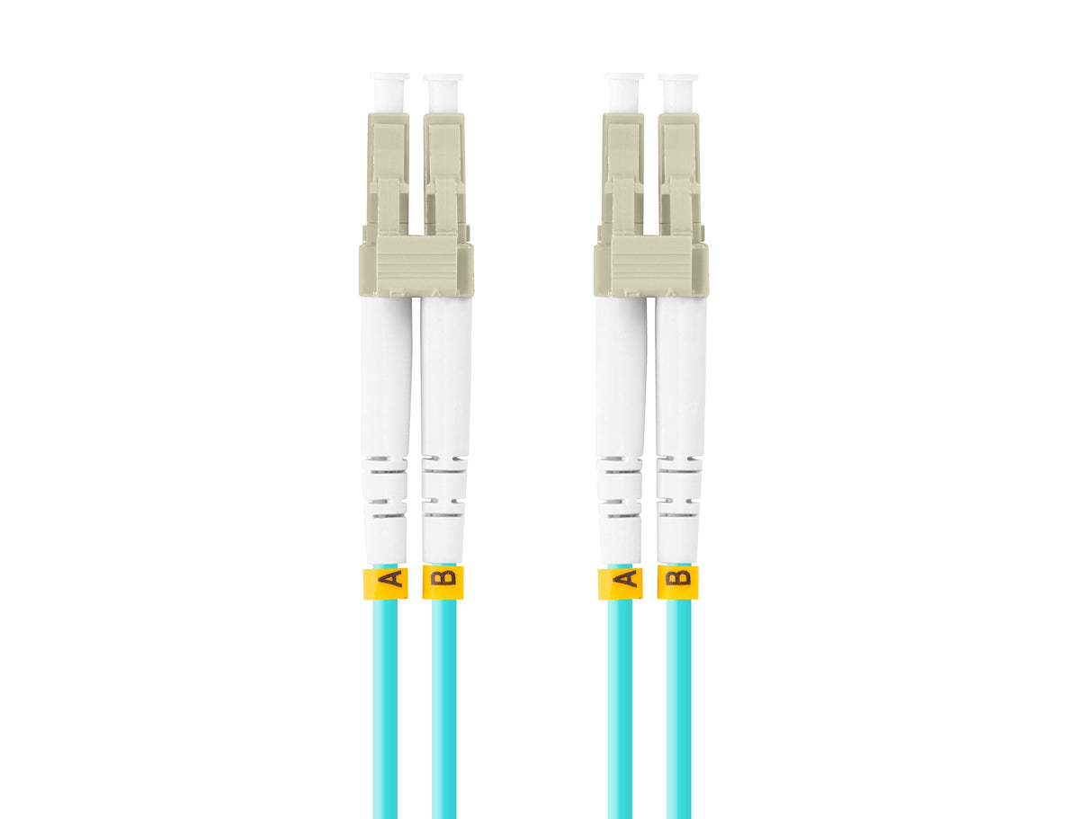 Cable Fibra Óptica 2m Lanberg Multi Lc/Upc-Lc/Upc Duplex Om3 50/125 Lszh Azul