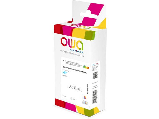 Owa Tinta Compatible Con Hp 301xl Color Dreifarbig Ch564ee