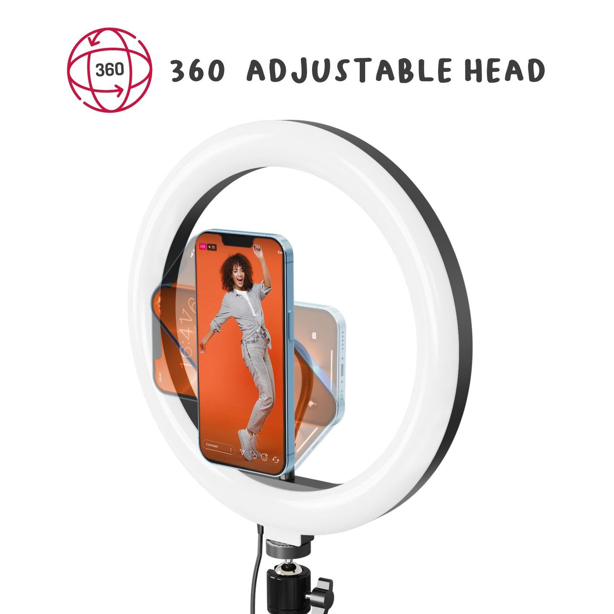 Celly Clickghostusb Tripode Smartphone 3 Pata(S) Negro