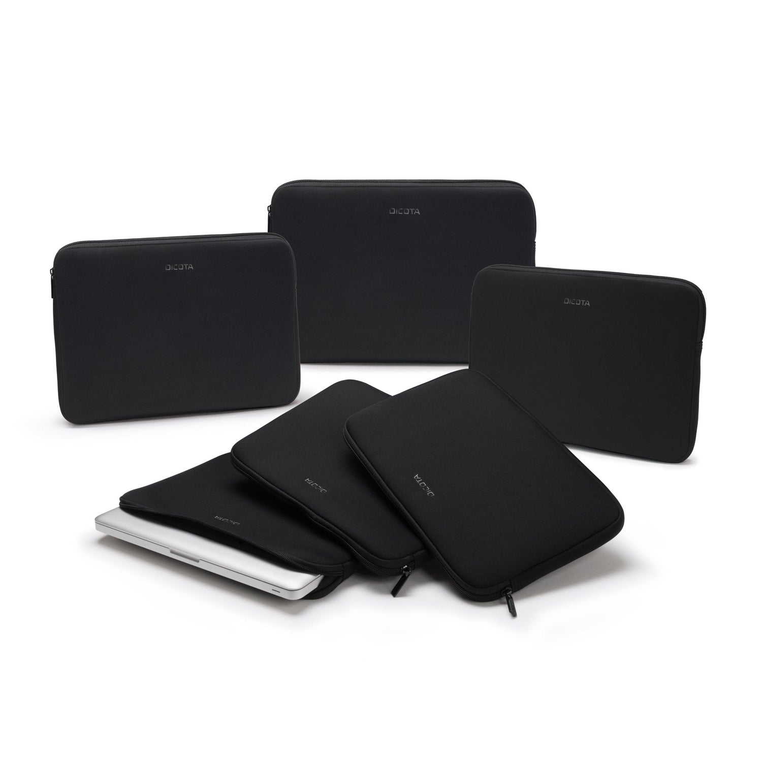 Dicota Perfect Skin Funda Negra Para Portátiles De 12 A 12,5''