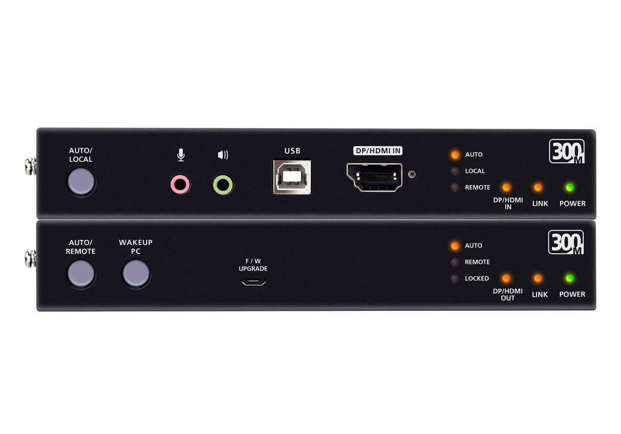 Usb True 4k Displayport/Hdmi Optical Kvm Extender (True 4k