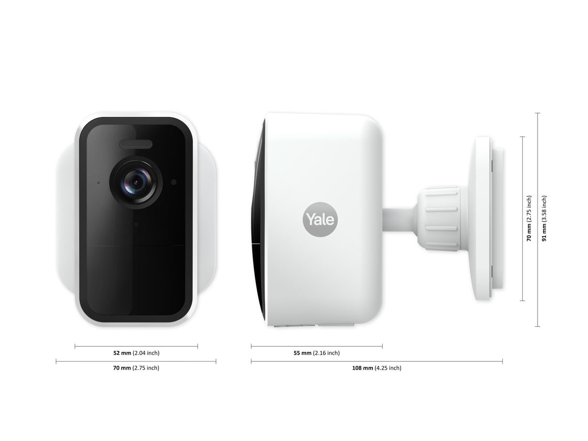 EAN 5052847126103 - Yale SV-OC-1A-W cámara de vigilancia Cubo Cámara de seguridad IP Interior y exterior 1080 x 1920 Pixeles imagen 3