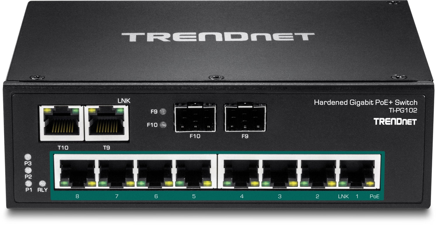EAN 0710931160932 - Trendnet TI-PG102 switch No administrado Gigabit Ethernet (10/100/1000) Energía sobre Ethernet (PoE) Negr imagen 2