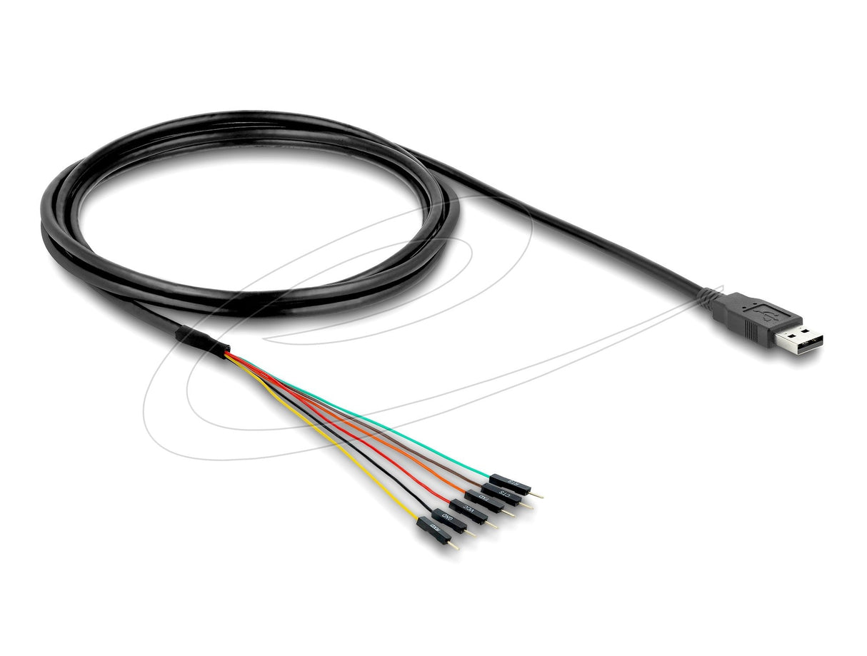 Konverter Usb 2.0 Typ-A Zu Uart Ttl (3,3 V) Schnittstelle Mit 6 X Pfostenstecker Tx Rx Cts Rts Und 3,3 V Ausgangsspannung 1,8 M