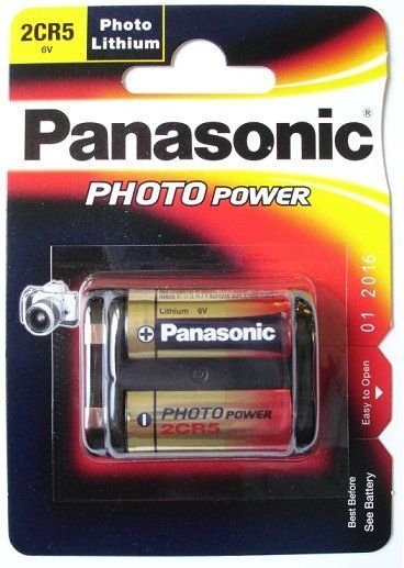 Panasonic Pila Lithium Photo 2cr5 3v Blister (1-Pack) 2cr-5l/1bp