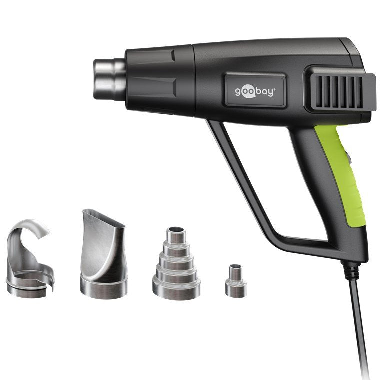 EAN 4040849778230 - Goobay 77823 pistola de calor Pistola de aire caliente 450 l/min 650 °C 1500 W Negro imagen 5