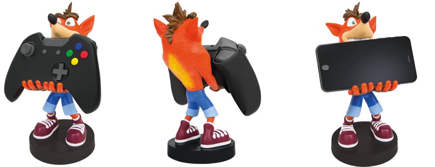 Cable Guy Soporte Smartphone Y Mandos Videoconsola Crash Bandicoot