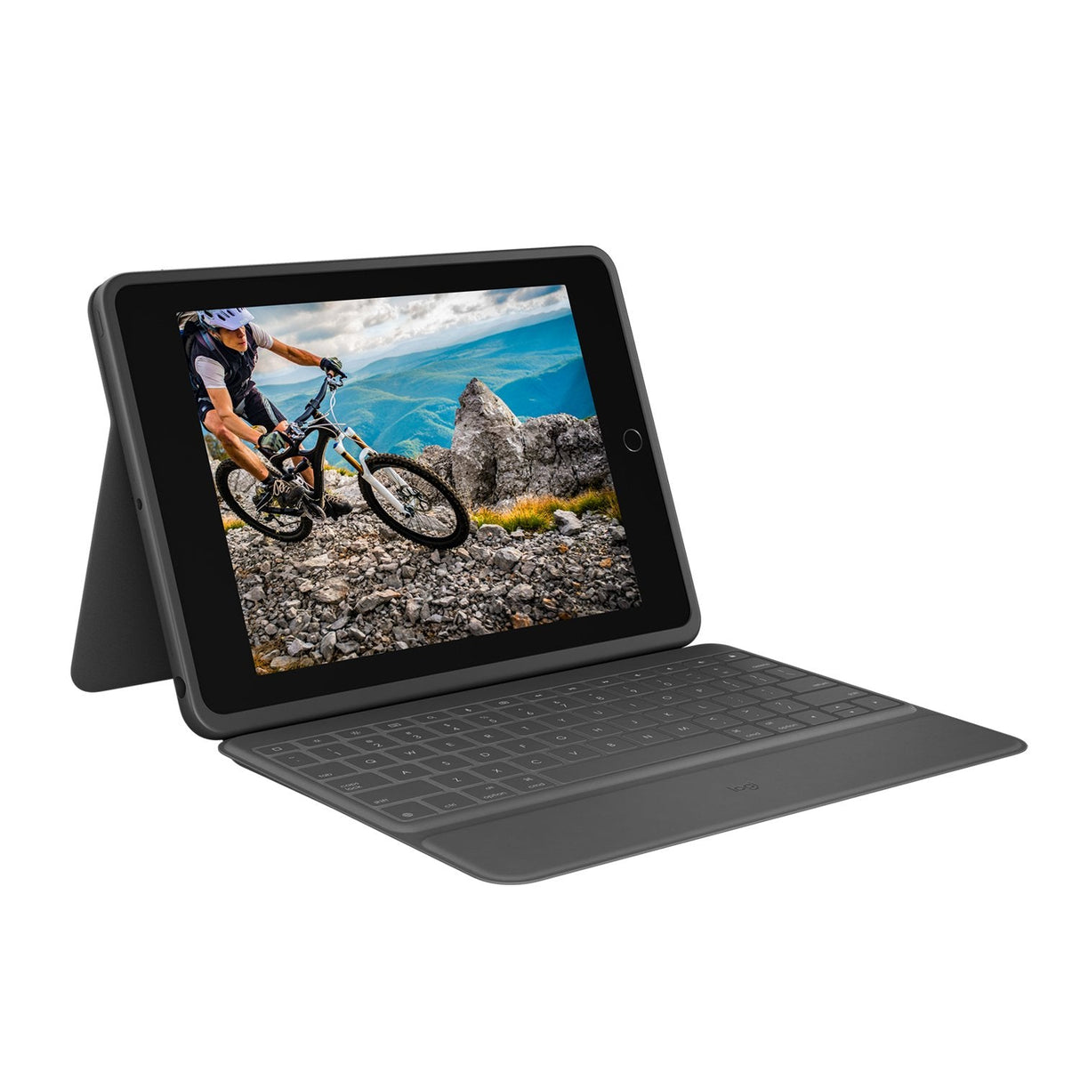 Teclado  Bluetooth Funda Logitech Rugged Folio Para Ipad ( 7 Generacion)  P/N:920-009317