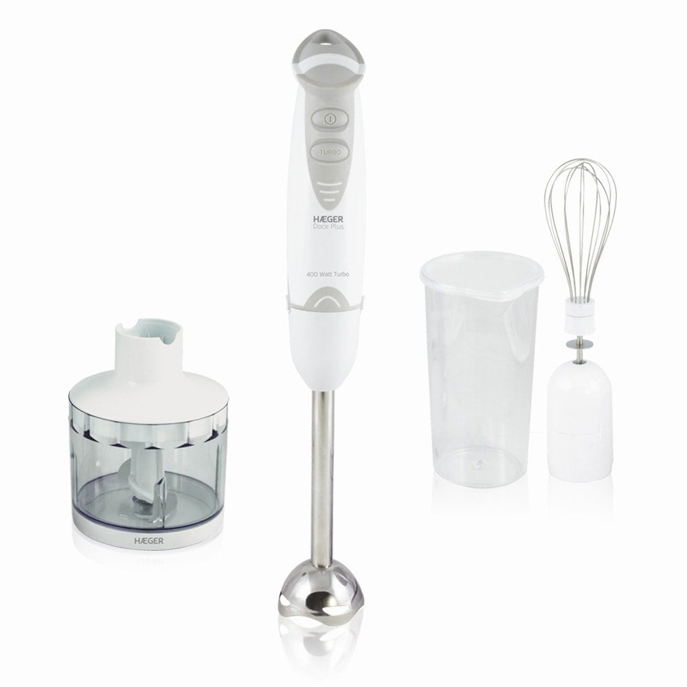 EAN 5608475004780 - Haeger HB-400.012A licuadora Batidora de inmersión 400 W Gris, Blanco imagen 1