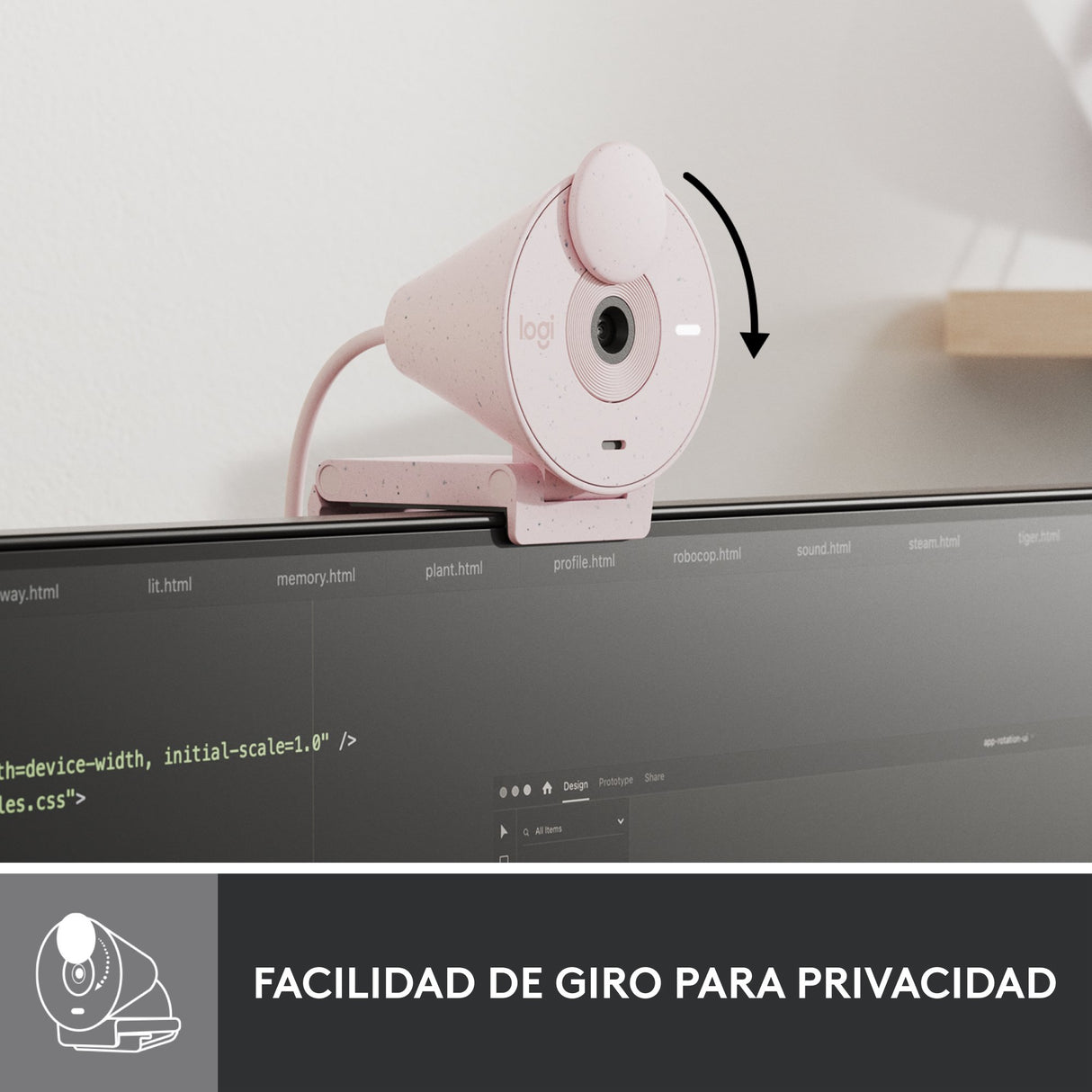EAN 5099206104952 - Logitech 960-001448 cámara web 2 MP 1920 x 1080 Pixeles USB Rosa imagen 10