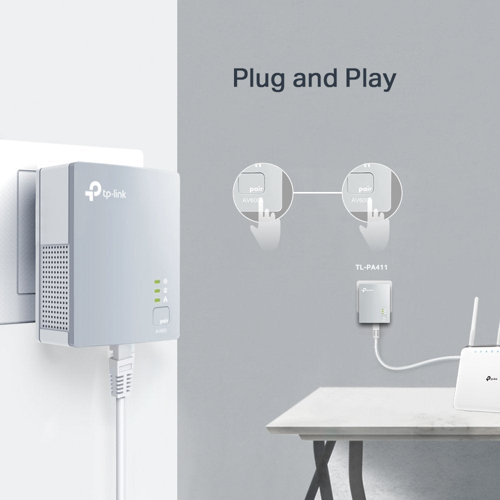 EAN 6935364085261 - TP-Link PA411KIT 500 Mbit/s Ethernet Blanco 2 pieza(s) imagen 3