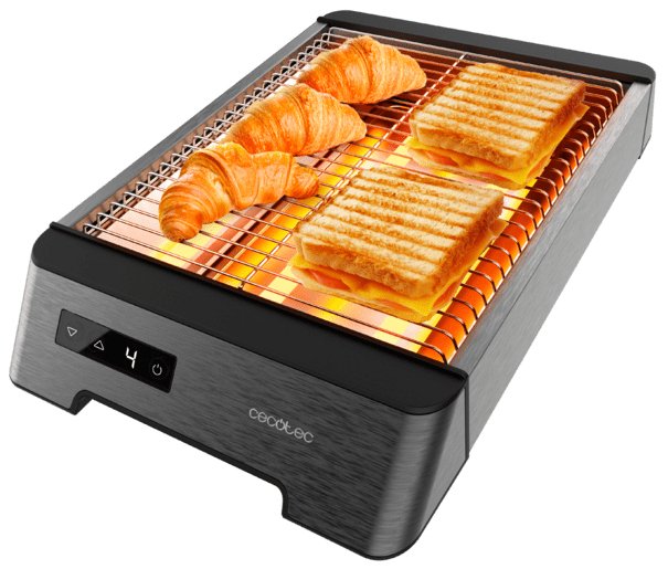 EAN 8435484032759 - Cecotec NiceSlice 6 2 rebanada(s) 1000 W Negro, Acero inoxidable imagen 2