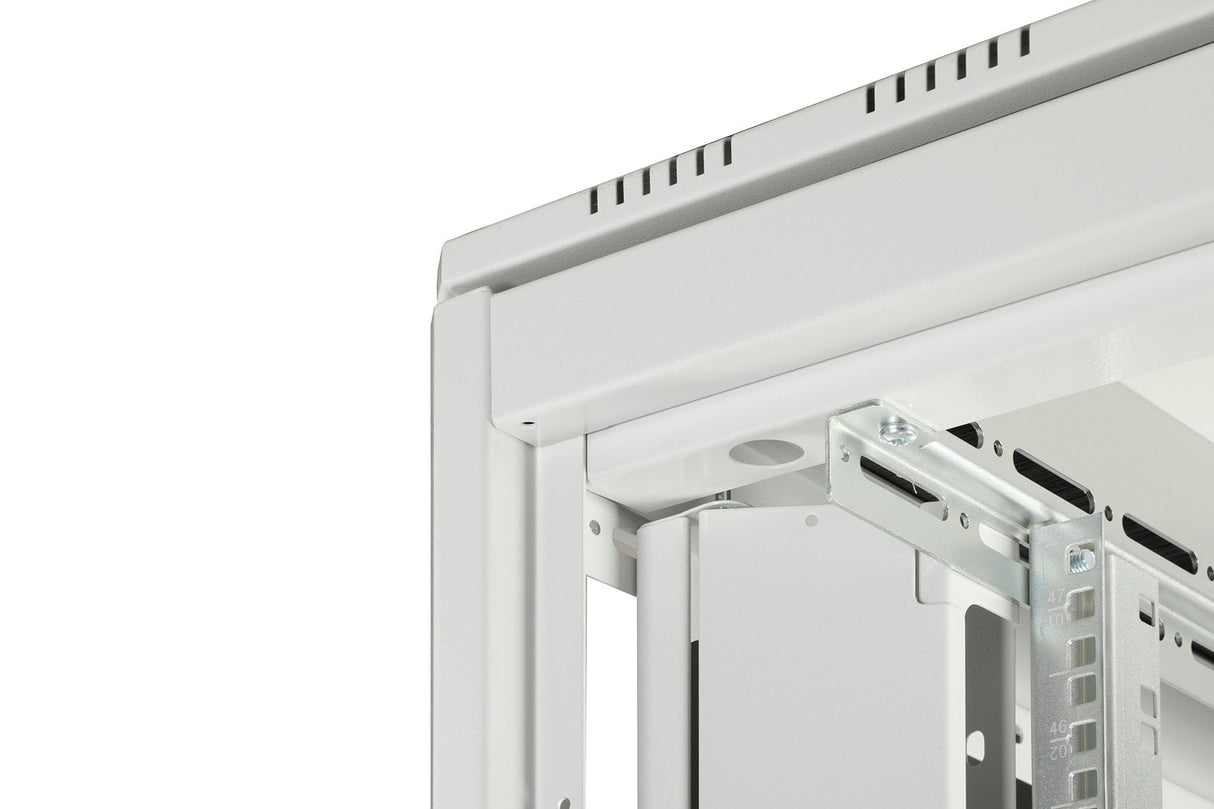 Armario De Red De 47u, Unique, 2244x800x1000 Mm Bastidor Abierto, Gris