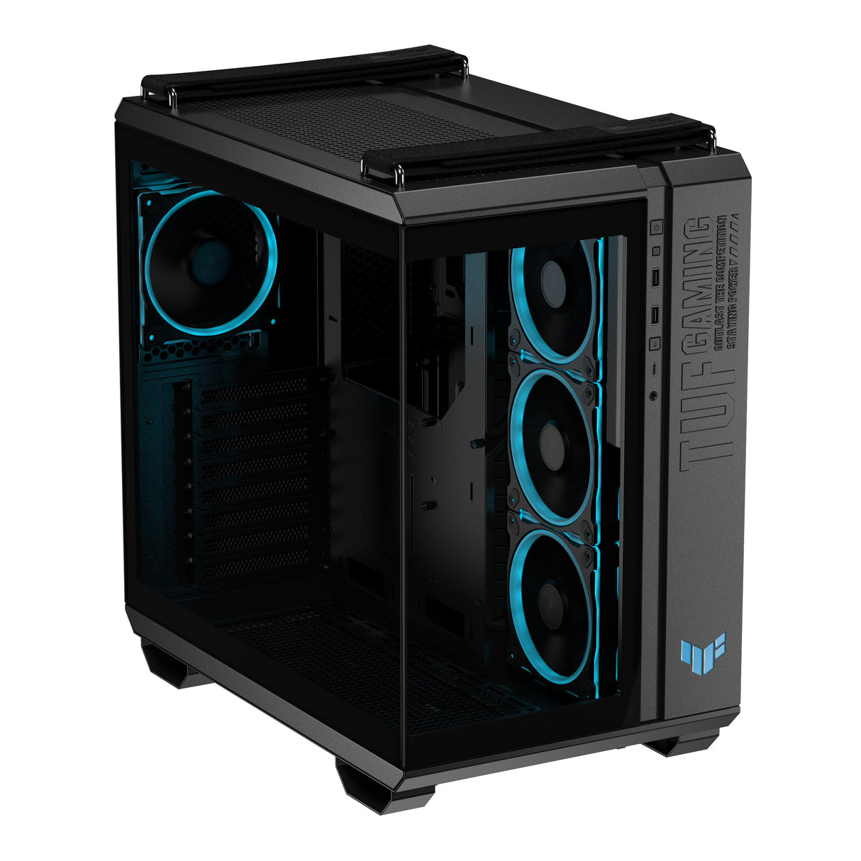 EAN 4711387696613 - ASUS TUF GAMING GT502 Horizon TG ARGB Black Midi Tower Negro imagen 6