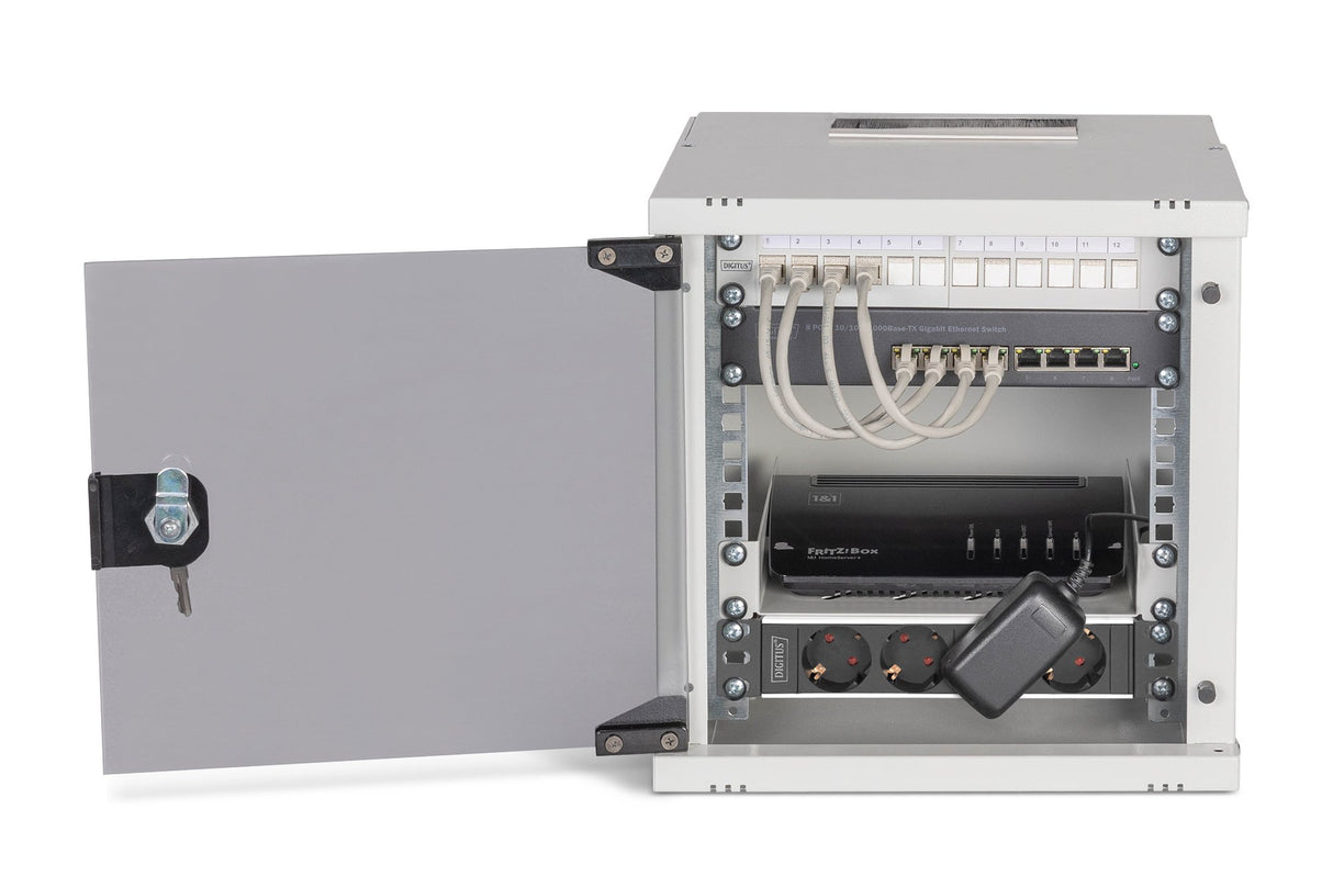 EAN 4016032499404 - Digitus DN-49100-SET armario rack Bastidor de pared Gris imagen 4