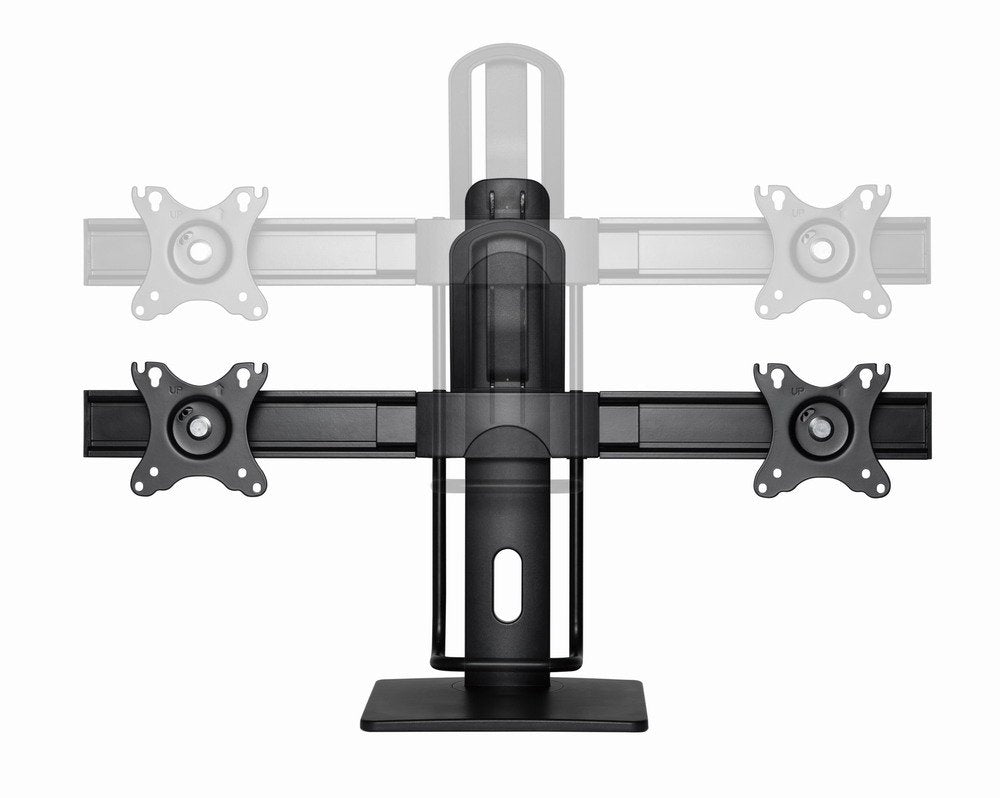 EAN 8716309127639 - Gembird MS-D2-01 soporte para monitor 68,6 cm (27") Escritorio Negro imagen 8