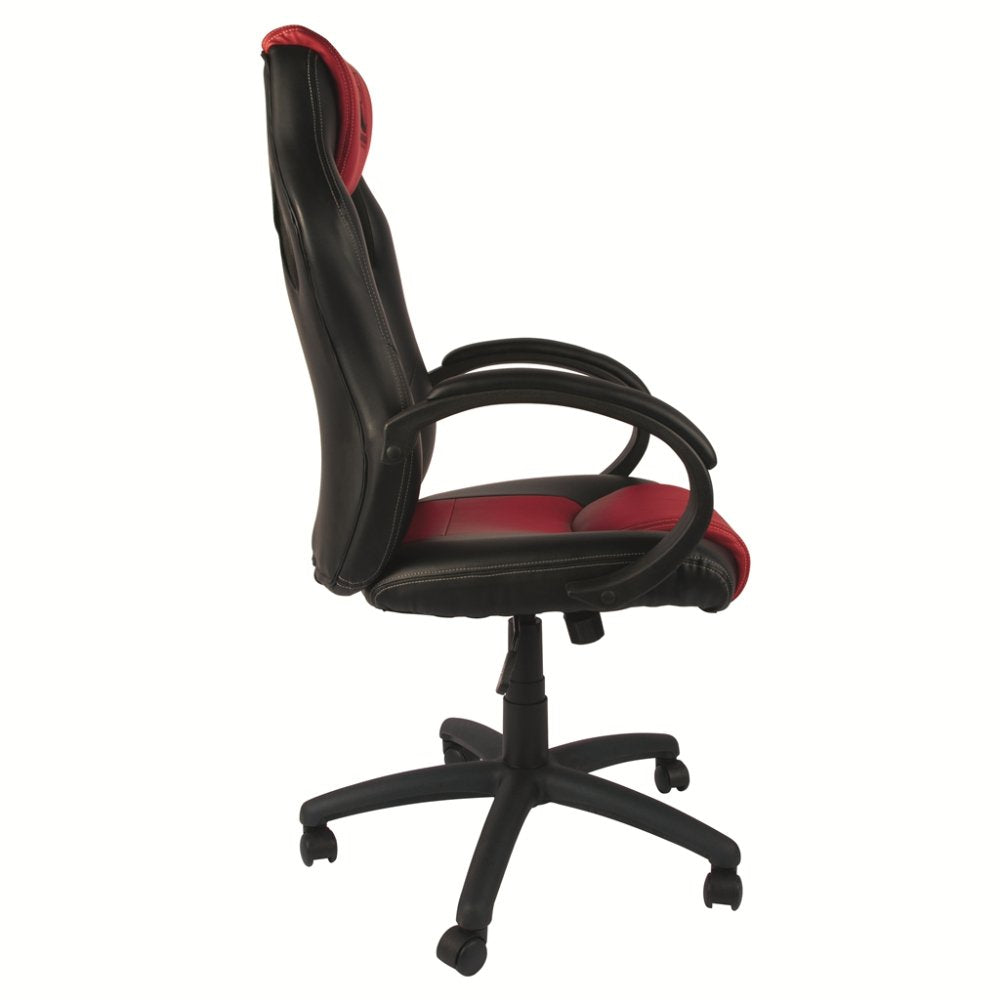 Silla Gamer Konix Drakkar Jotun Gran Comodidad Y Ergonomiaº Color Negro Y Rojo Kon Chair Dk Jotun