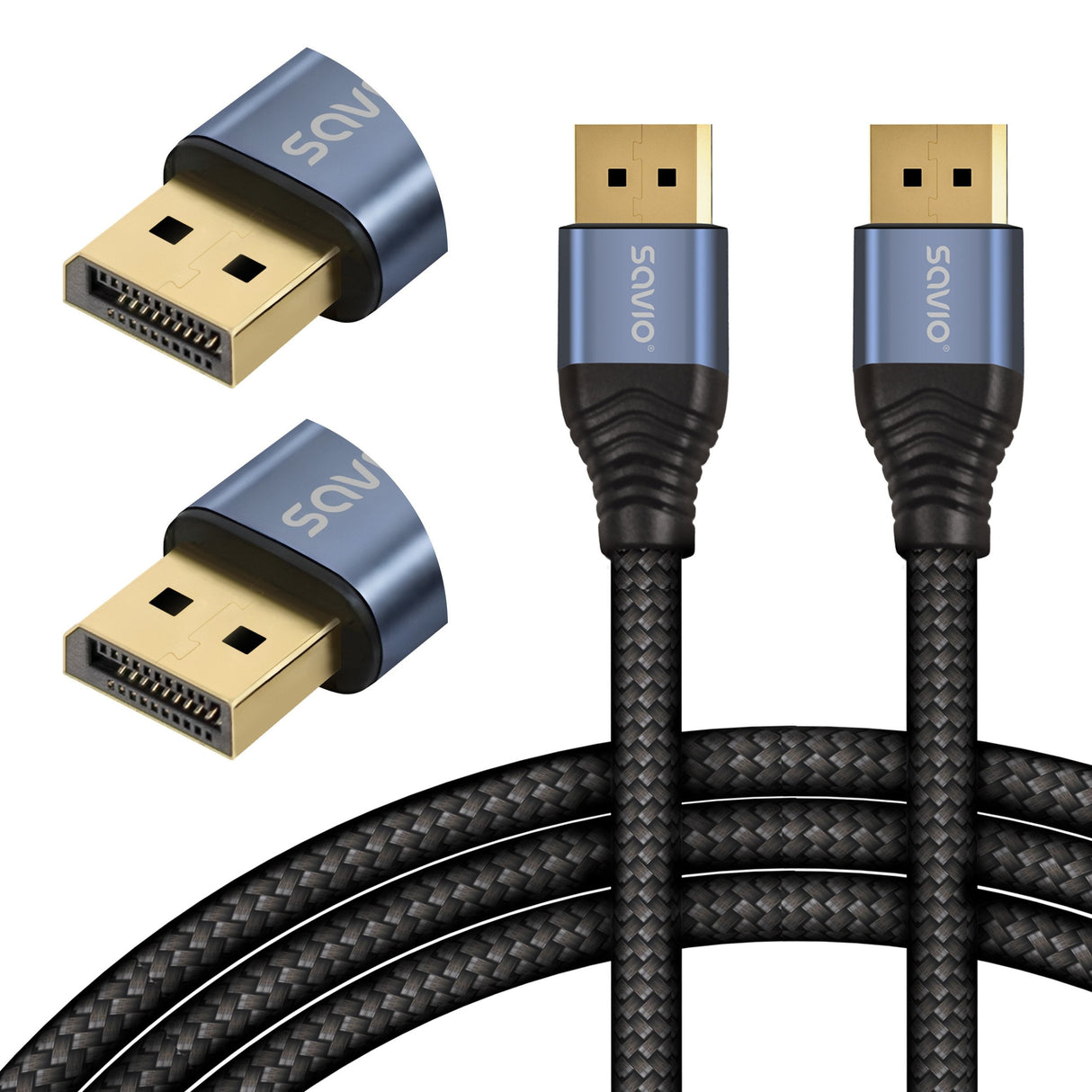 Cable Savio Cl-211 Displayport 3 M Negro