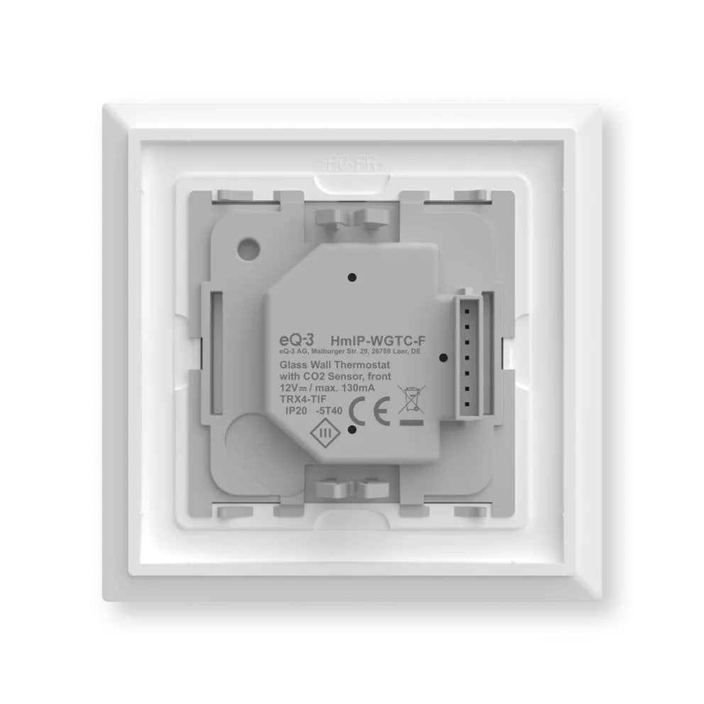 Homematic Ip Glas-Wandthermostat Mit Co2-Sensor