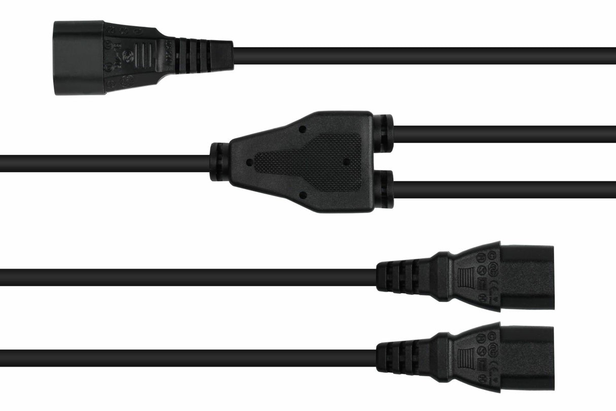 EAN 4066857000460 - Kabelmeister SK1436-S003 cable de transmisión Negro 0,3 m IEC C14 IEC C13 imagen 2