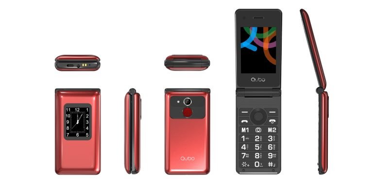 Teléfono Qubo X-28rd Rojo 2,8+1,77