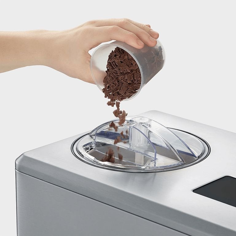 Heladera Severin 2 En 1 Ez 7405, Con Función De Yogur (Acero Inoxidable (Cepillado), 180 Vatios)