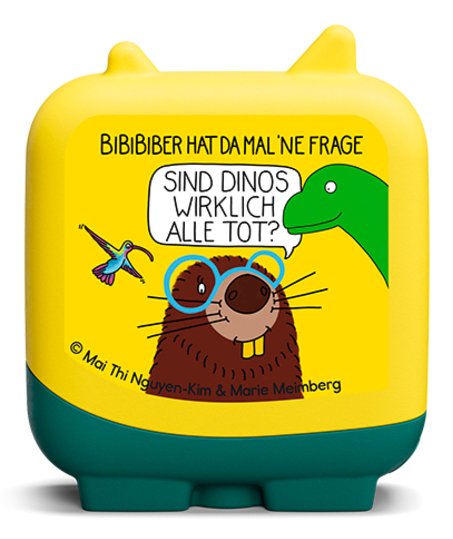 Tonies Clever Tonie: Bibibiber Tiene Una Pregunta: ¿Están Realmente Muertos Todos Los Dinosaurios?, Audiolibro Con Figuras De Juguete Y Música 11002458