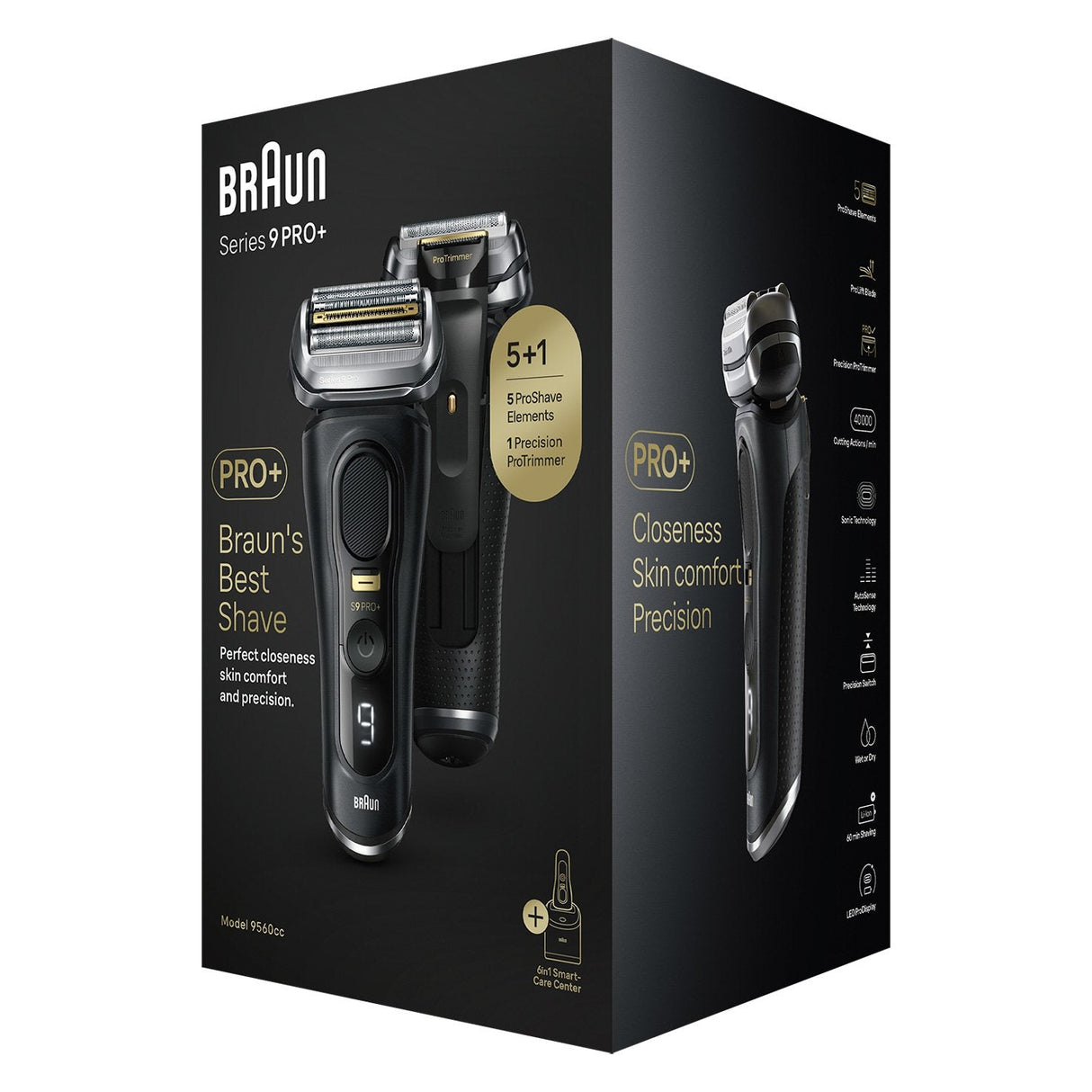 EAN 7500435218214 - Braun Series 9 Pro+ 9560cc Recortadora Negro imagen 2