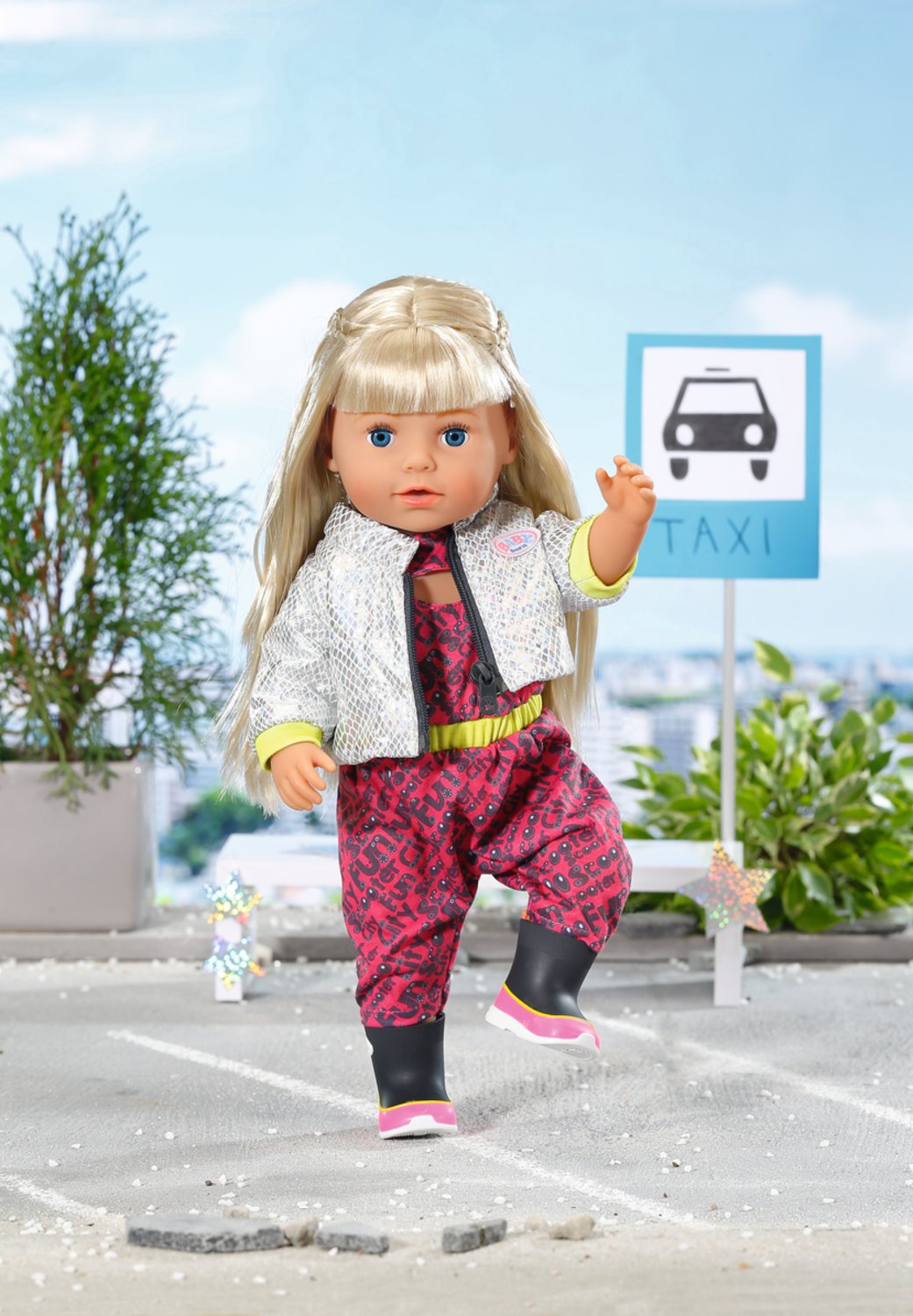 Zapf Creation Baby Born® City Deluxe Scooter Combo, Accesorios Para Muñecas 830215