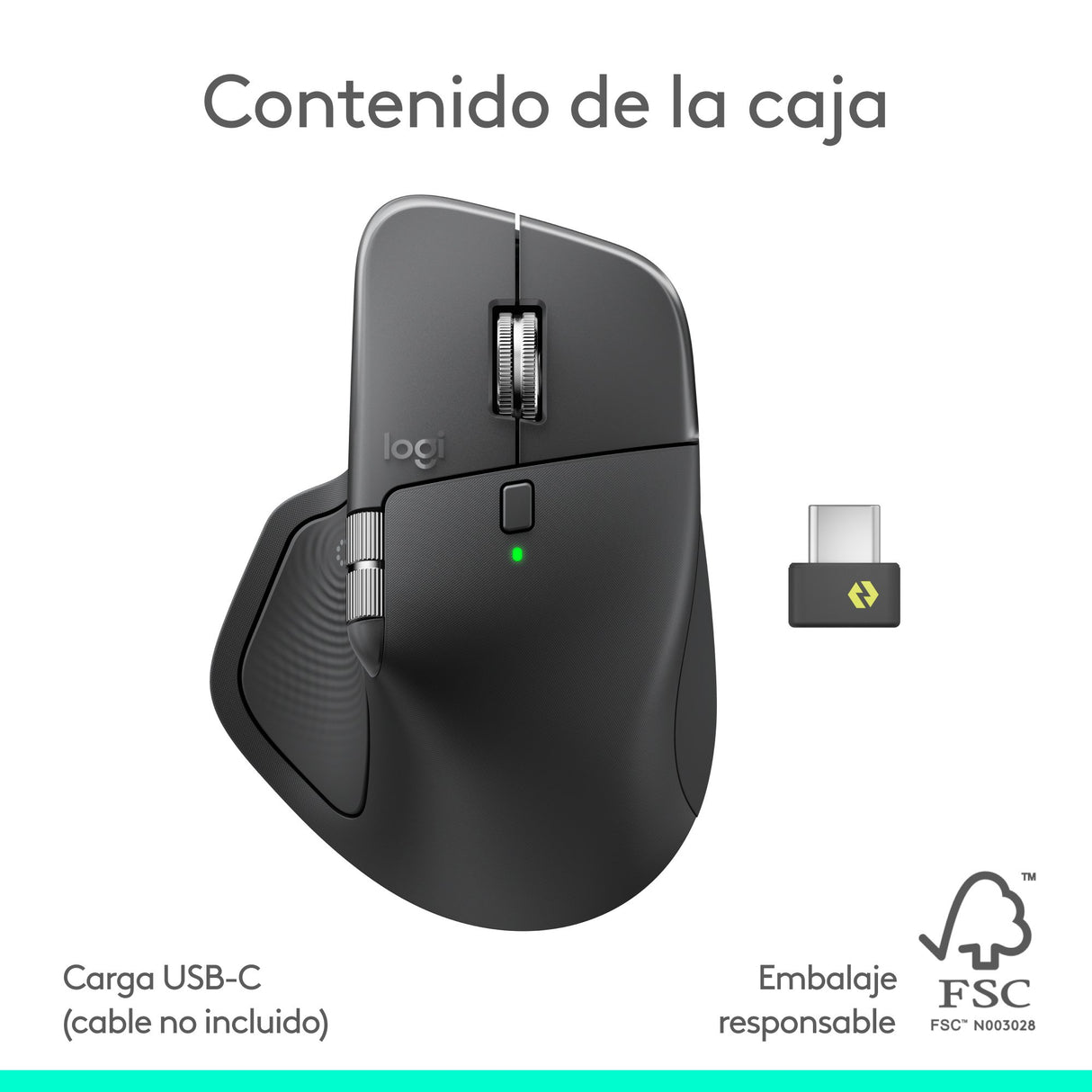 EAN 5099206133082 - Logitech MX Master 4 ratón Oficina mano derecha RF Wireless + Bluetooth Laser 8000 DPI imagen 25