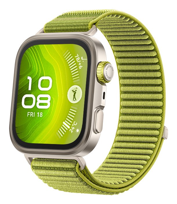 Smartwatch Huawei Watch Fit4 Pro, 3d Woven Verde Strap, Titanium Body, Seiya-B29