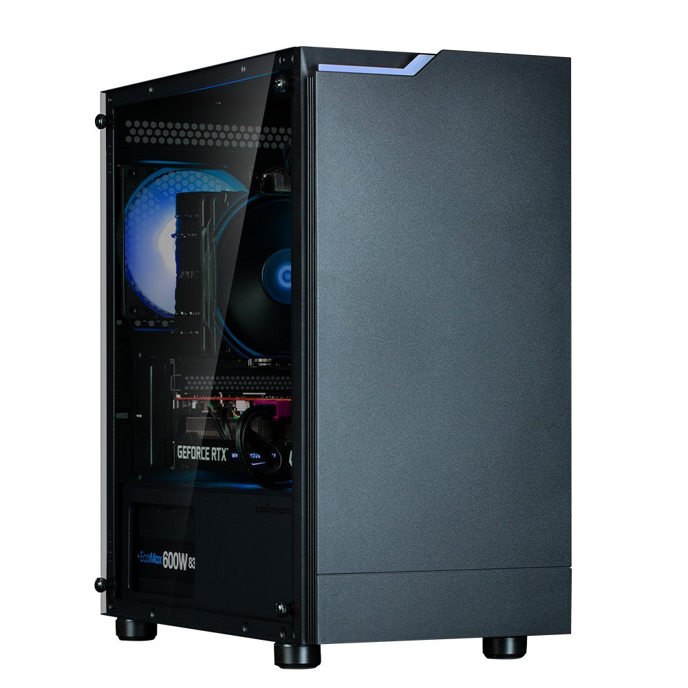 Caja Pc Zalman T4 Plus Matx 1 X Vent 120mm Argb 2xusb 3.0 Negro S/N Fuente Zalma-8809213762246