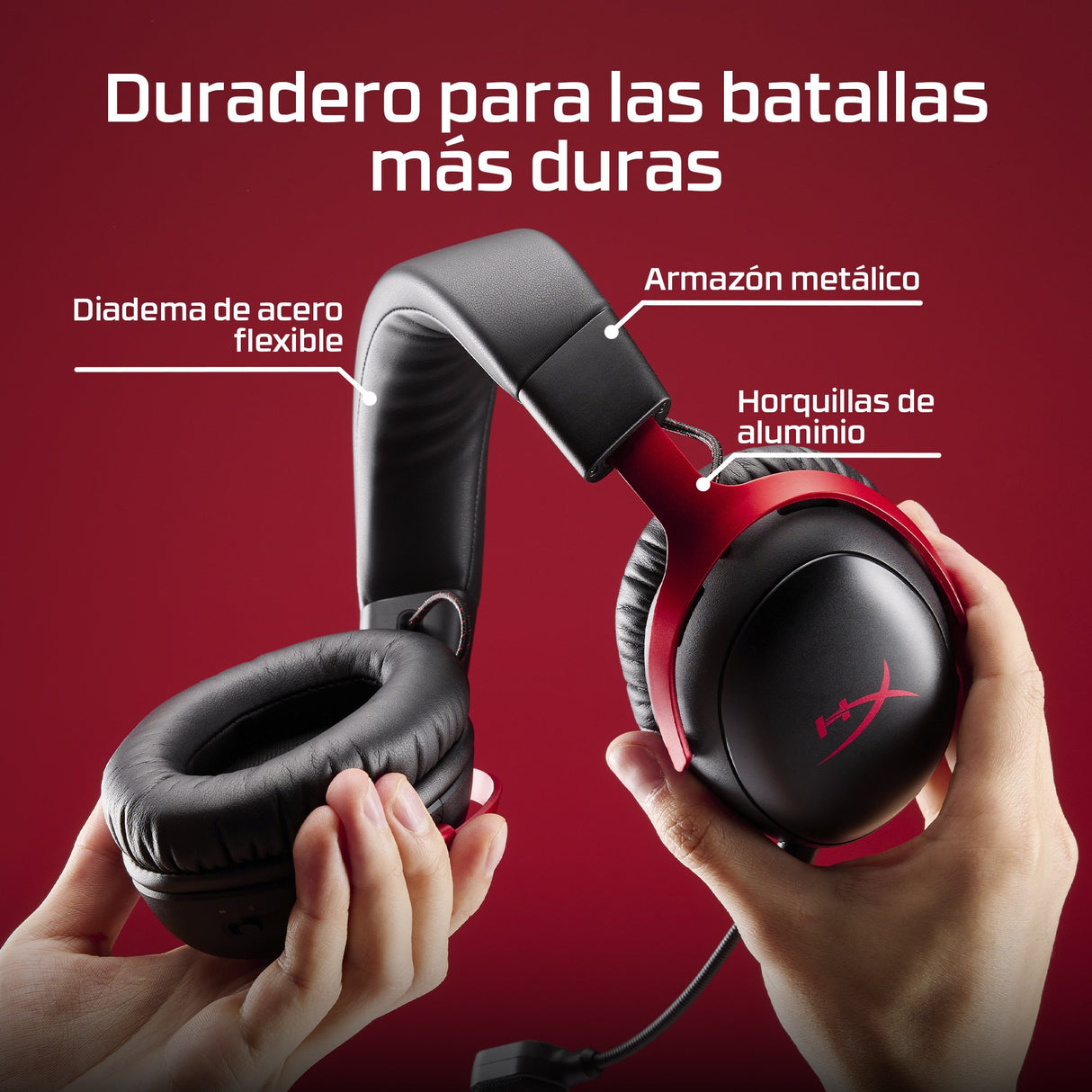 EAN 0198415435590 - HyperX Cloud III S Wireless Black Gaming Headset Inalámbrico Diadema Juego Bluetooth imagen 9