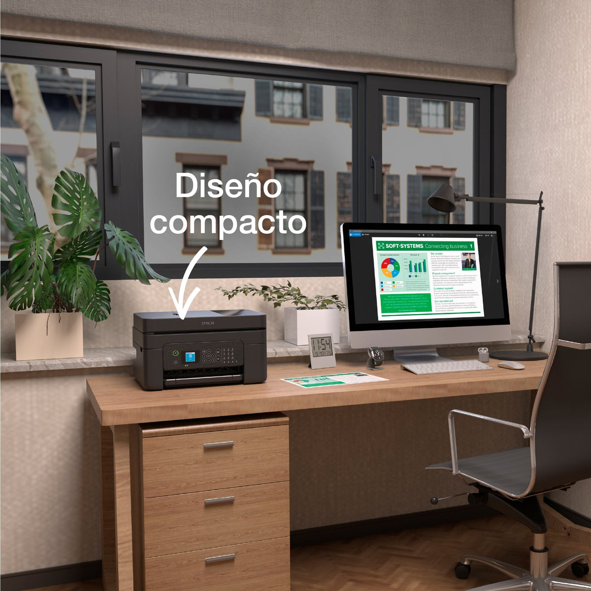 Multifunción Inyección Epson Wf 2935dwf Wifi Duplex Fax