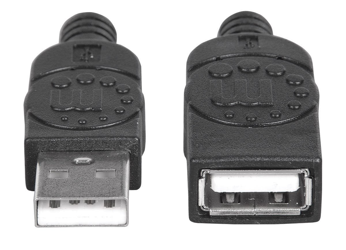 EAN 0766623308519 - Manhattan 308519 cable USB USB 2.0 1 m USB A Negro imagen 3