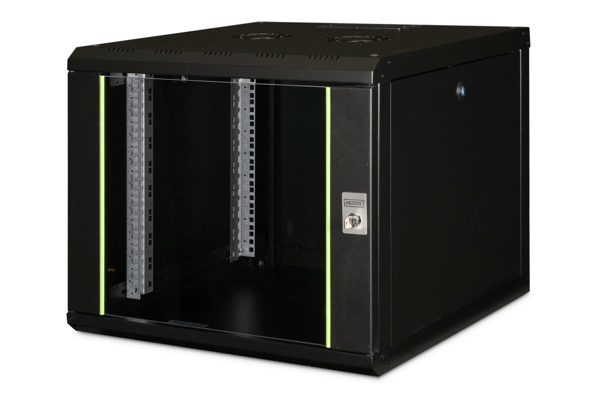 EAN 4016032257646 - Digitus DN-19 09U-6/6-SW armario rack 9U Bastidor de pared Negro imagen 1