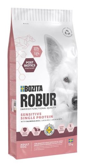 Bozita Robur Adult Sensitive Single Protein Salmon 12kg