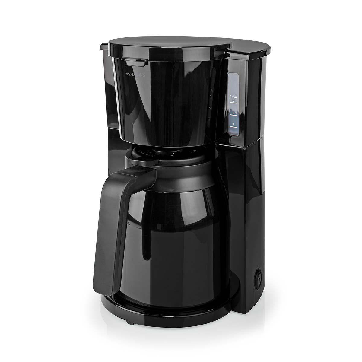Nedis Cafetera Cafe Filtrado 1.0 L 8 Copas Negro