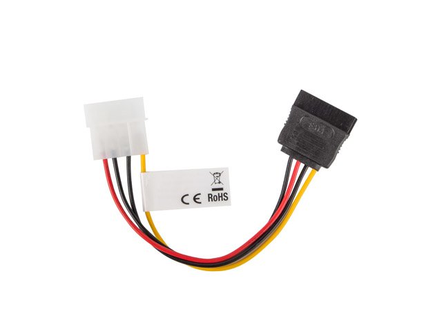Lanberg Adaptador De Alimentación Ca-Hdsa-10cu-0015 Conectores Molex Macho / Sata Hembra 15 Centímetros