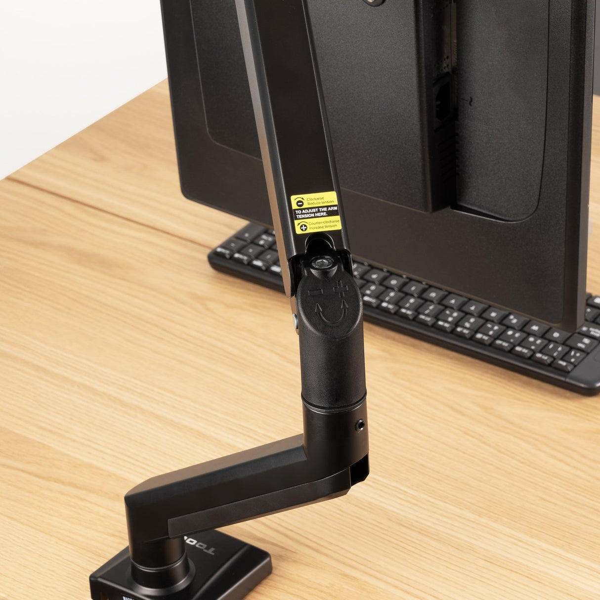 EAN 8433281015449 - TooQ DB1334TNR-B soporte para monitor 86,4 cm (34") Escritorio Negro imagen 6
