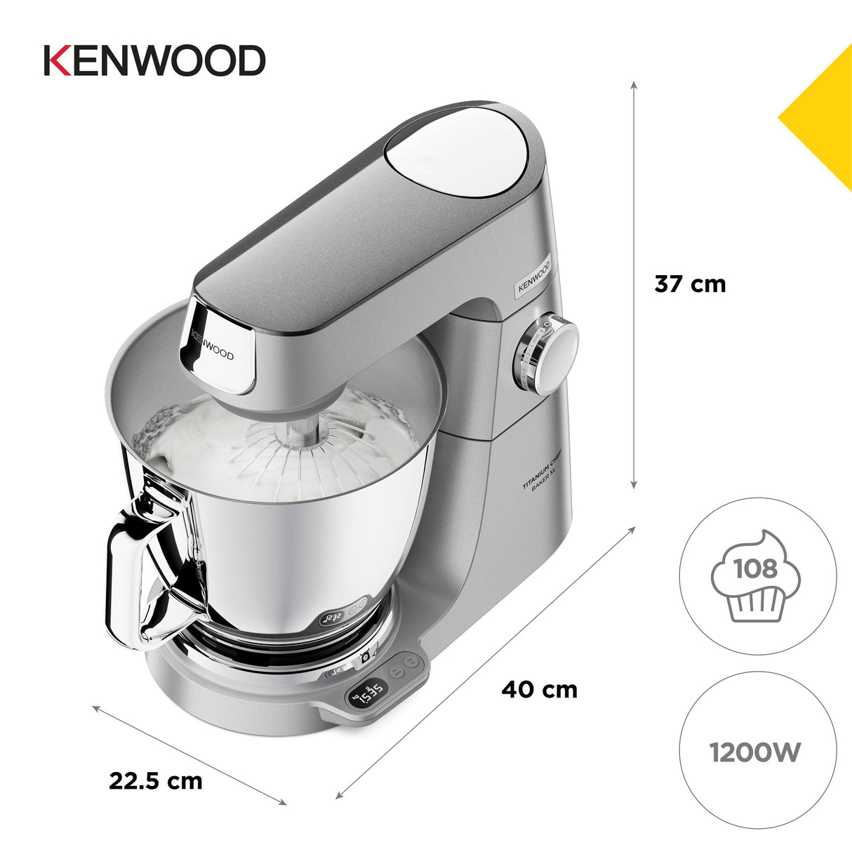 Kenwood Kvl 85.124si Titanium Chef Baker Xl