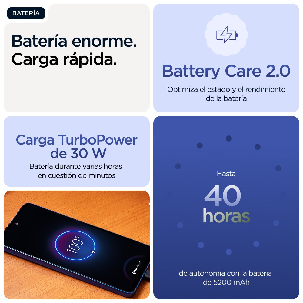 EAN 0840023292170 - Motorola moto g56 5G 17,1 cm (6.72") Ranura híbrida Dual SIM Android 15 USB Tipo C 8 GB 256 GB 5200 mAh A imagen 16