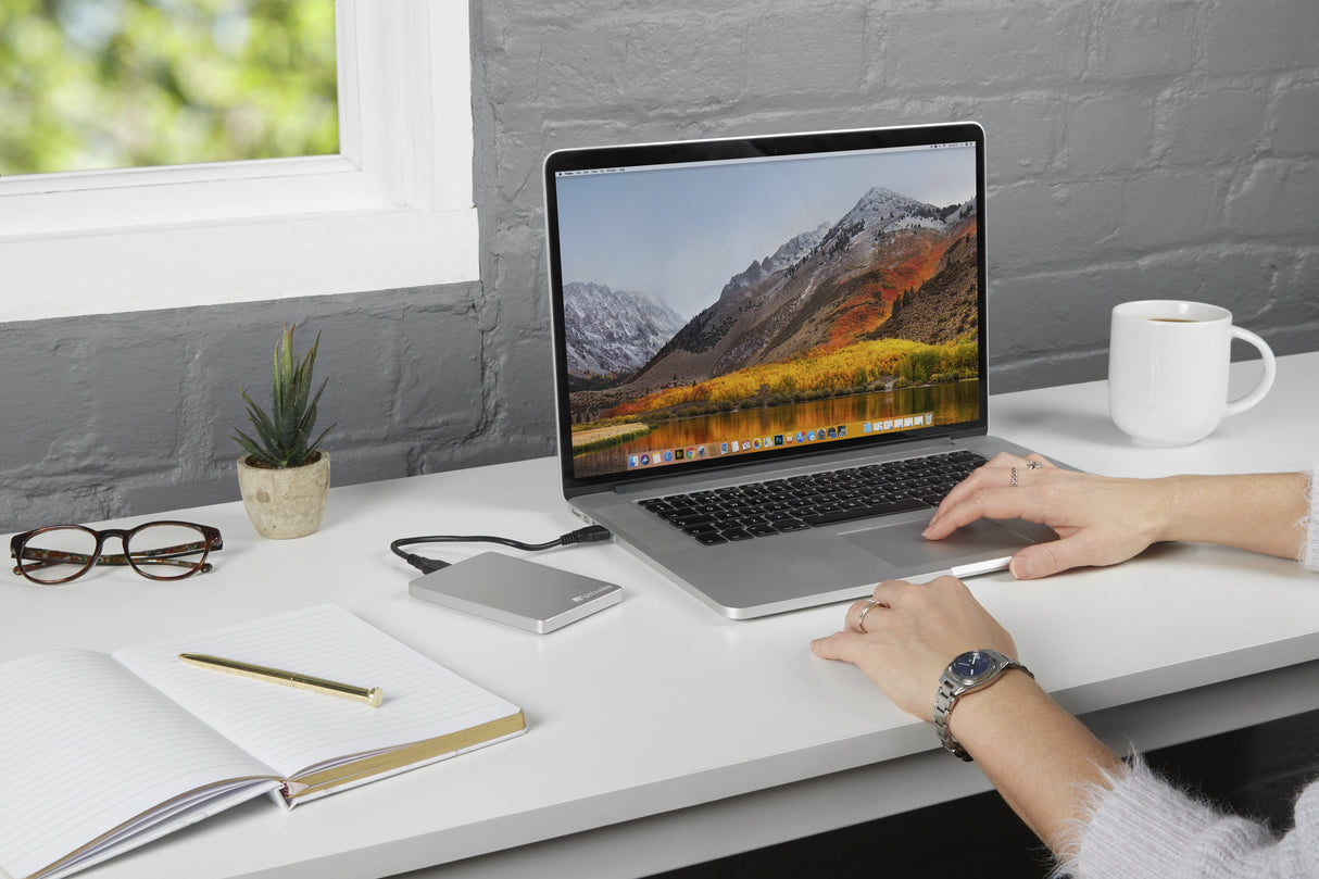 Disco Externo Hdd Verbatim Store N Go 2,5 Alu 1tb Usb 3.2 Gen 1 Silver