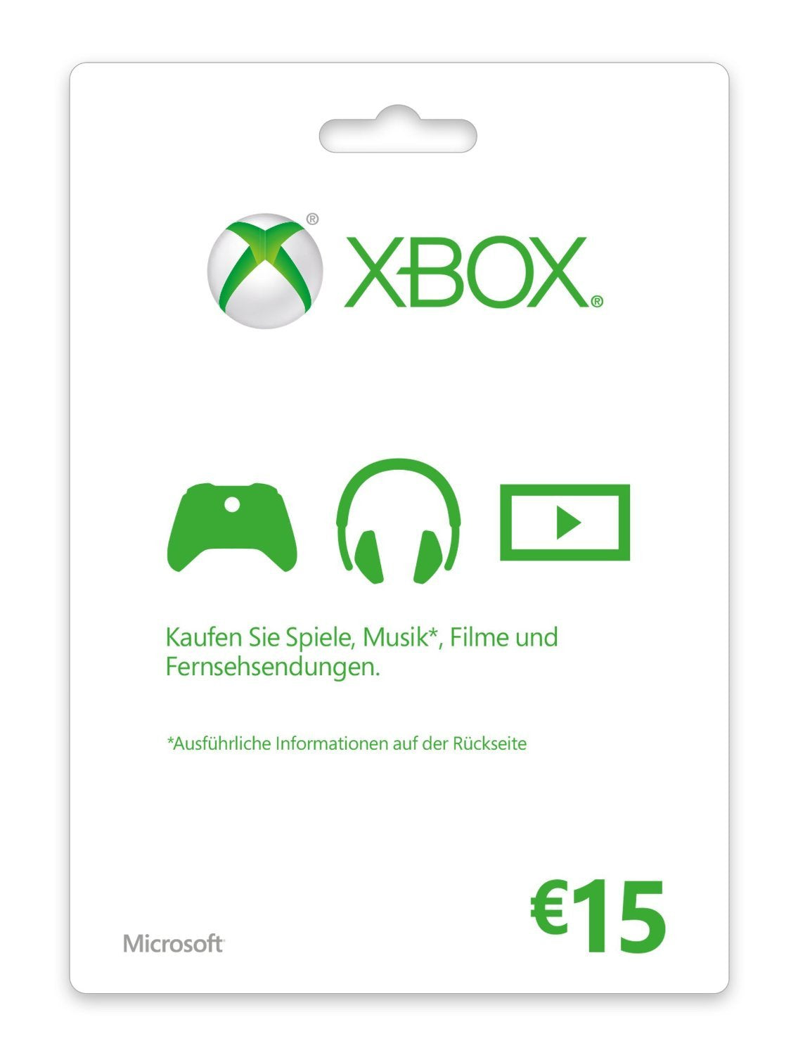 Ms Esd Gift Card Xbox Live Agency Online 15 Euro