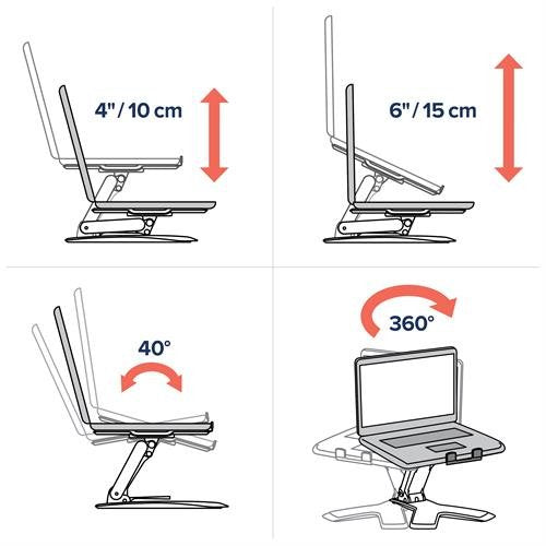 EAN 0698833009705 - Ergotron Neo-Flex™ Notebook Lift Stand Soporte para ordenador portátil Negro imagen 4