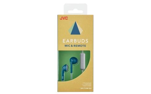 Auriculares Jvc Ha-F19m-Ah Con Micrófono Jack 3.5 Azules