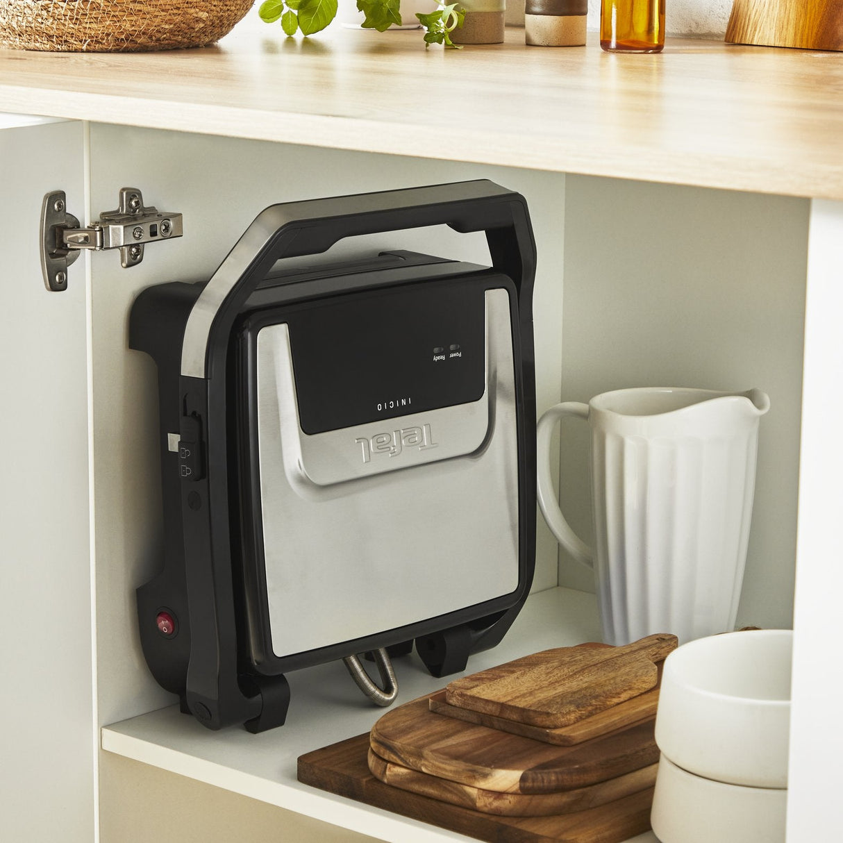 Tefal Inicio Classic Inox Gc271d10 Parrilla Eléctrica De Contacto